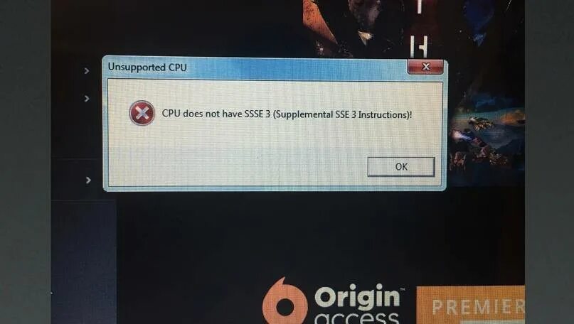 Unsupported request. Ошибка при запуске Apex Legends. CPU does not have ssse3 Apex Legends. Ошибки Апекс. Ошибка в Апекс при запуске игры.