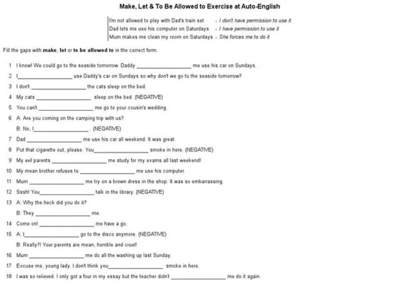 To be allowed to упражнения. Be allowed to упражнения. Be allowed to Let Worksheets. Make Let упражнения.