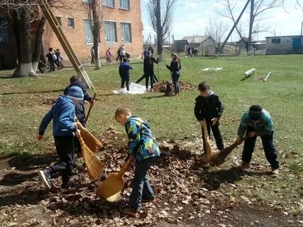 Субботник сайт школы