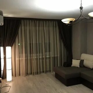 Фото тюли в квартире в зале