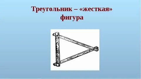 Треугольник жесткая фигура