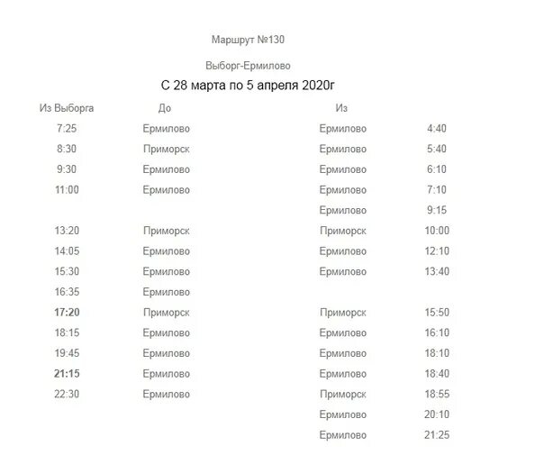 Нижний иваново автобус расписание цена. Расписание автобусов Приморск-Выборг 130. Расписание 130 автобуса. Автобус 130 Иваново маршрут расписание. График движения маршрут 130 автобус.