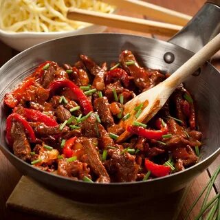 Мясо с овощами и подливом