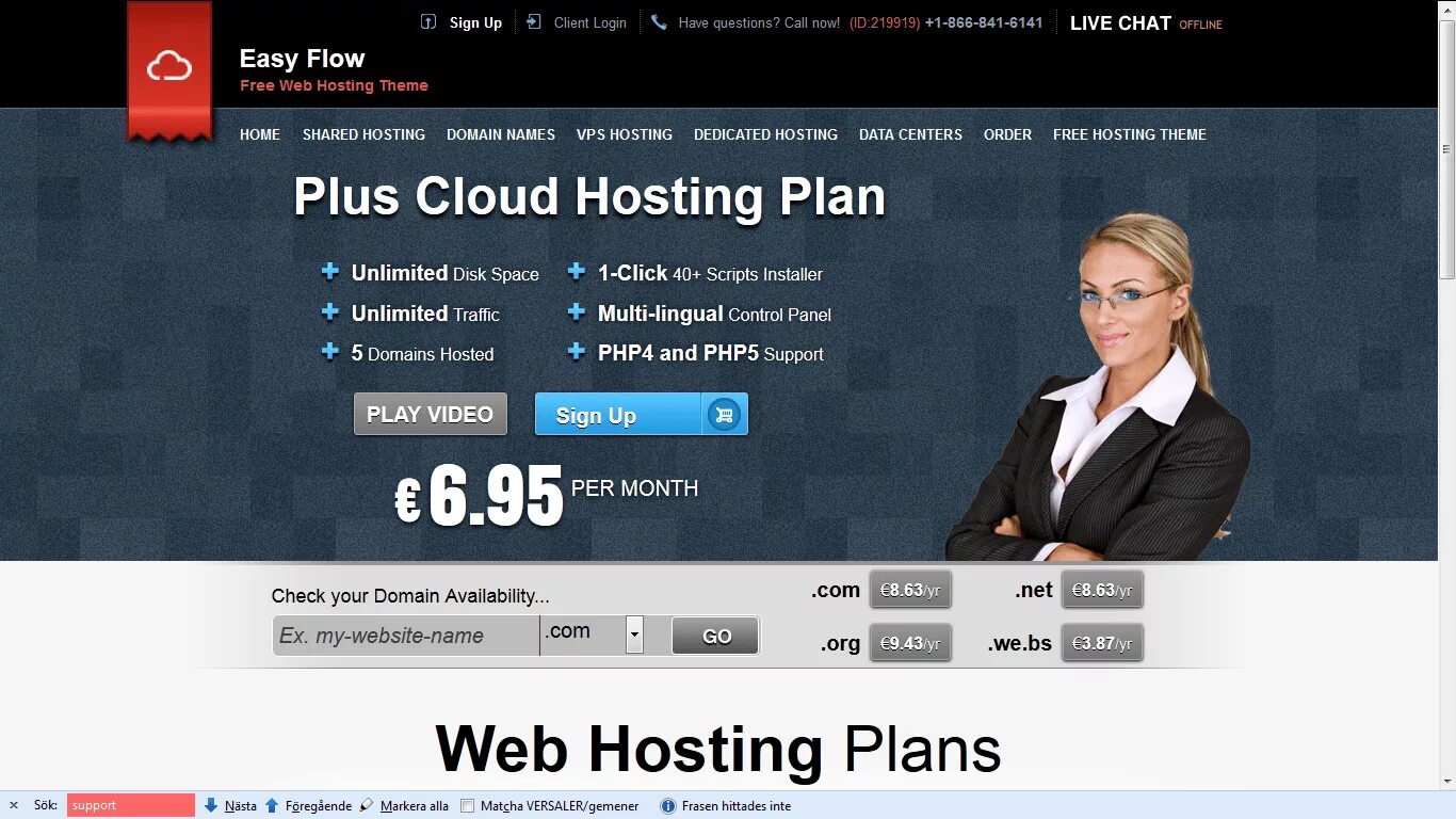 Tele web. Реселлерские сайты. Offer host