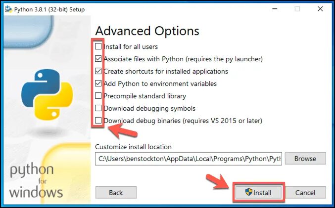 Как установить пайтон на виндовс 10. Как настроить python на windows. как установить питон на windows 10. как установить python на windows 8.1.