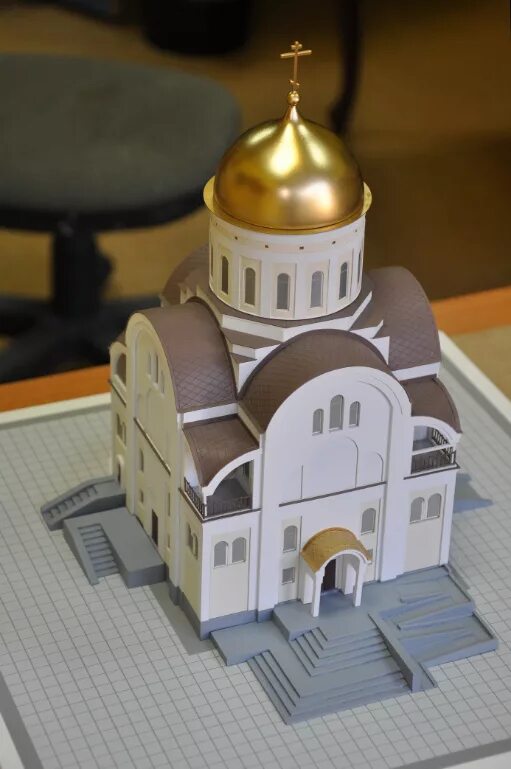 церковь из картона своими руками. поделка храм. макет древнерусского храма. объемная поделка церковь. макет церкви.