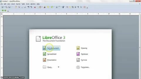 Шаблон libreoffice