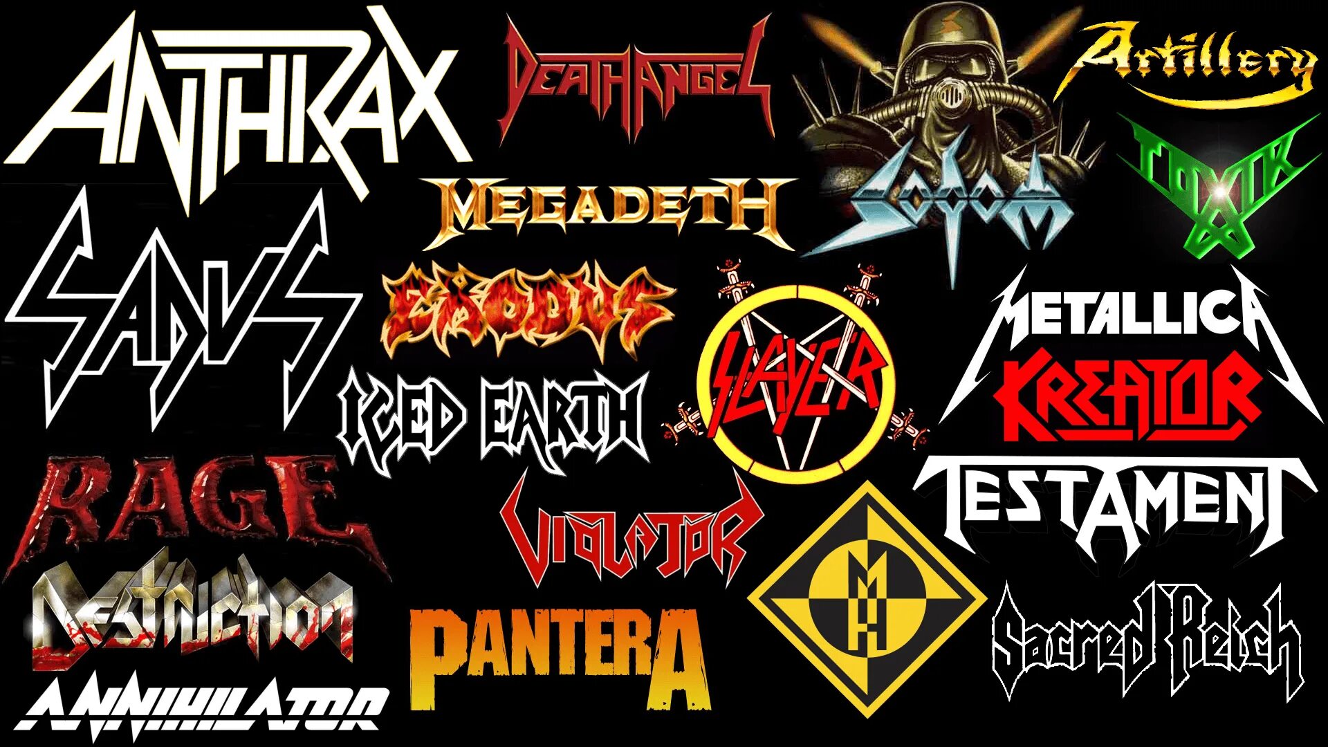Металл про групп. Трэш метал 80-х 80 группы. Трэш металл. Металл рок группы. Трэш метал логотипы.