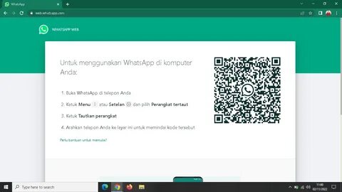 Buka website WhatsApp web di Google ataupun Google Chrome dan dapat buka di...