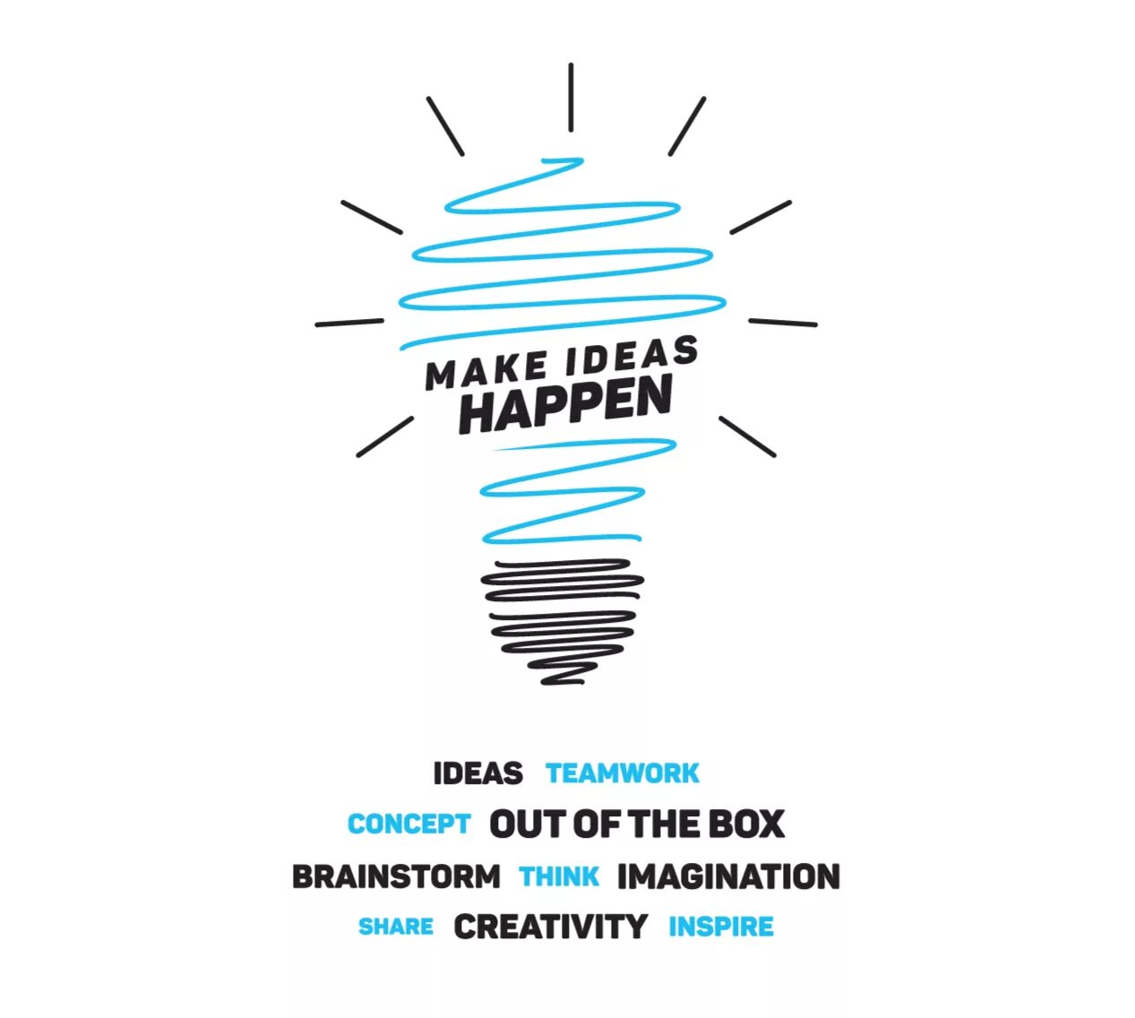 Make idea. Шапка make an idea more specific. making ideas happen. happen.