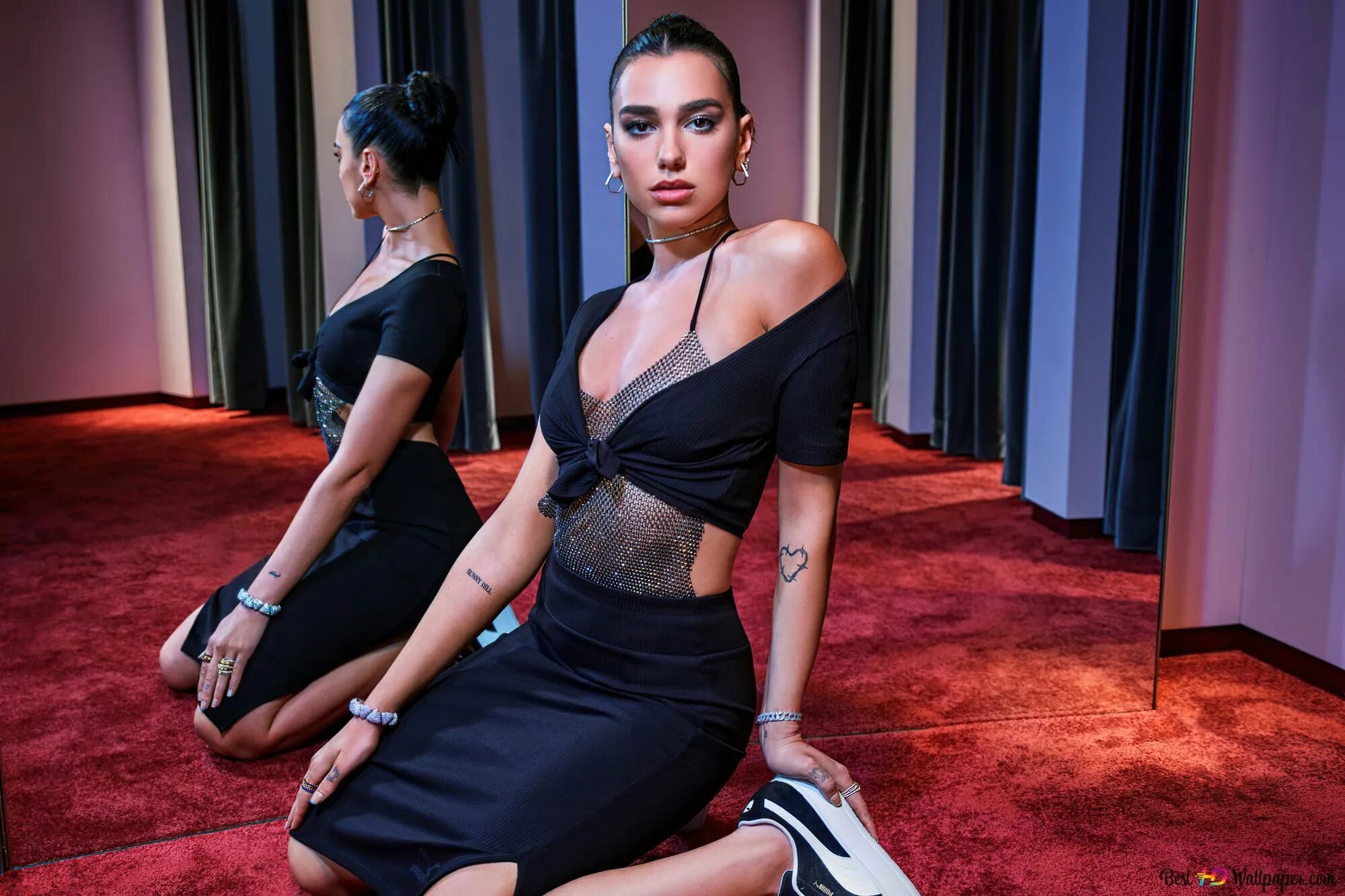 Dua Lipa. Dua Lipa Puma. Дуа липа Пума 2021. Дуа липа в черном платье.