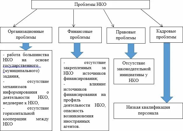 Проблемы некоммерческих организаций