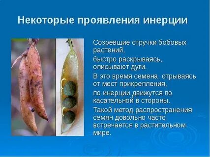 Инерция в технике примеры