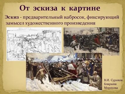 Описание картины морозовой