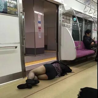 Спящие пьяные японки видео