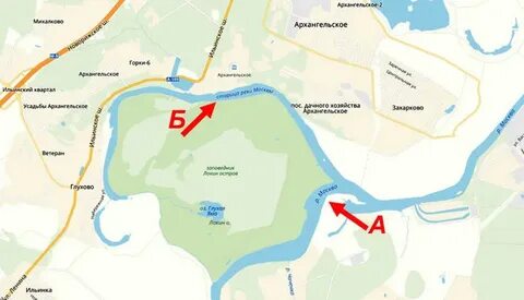 Старица реки москвы