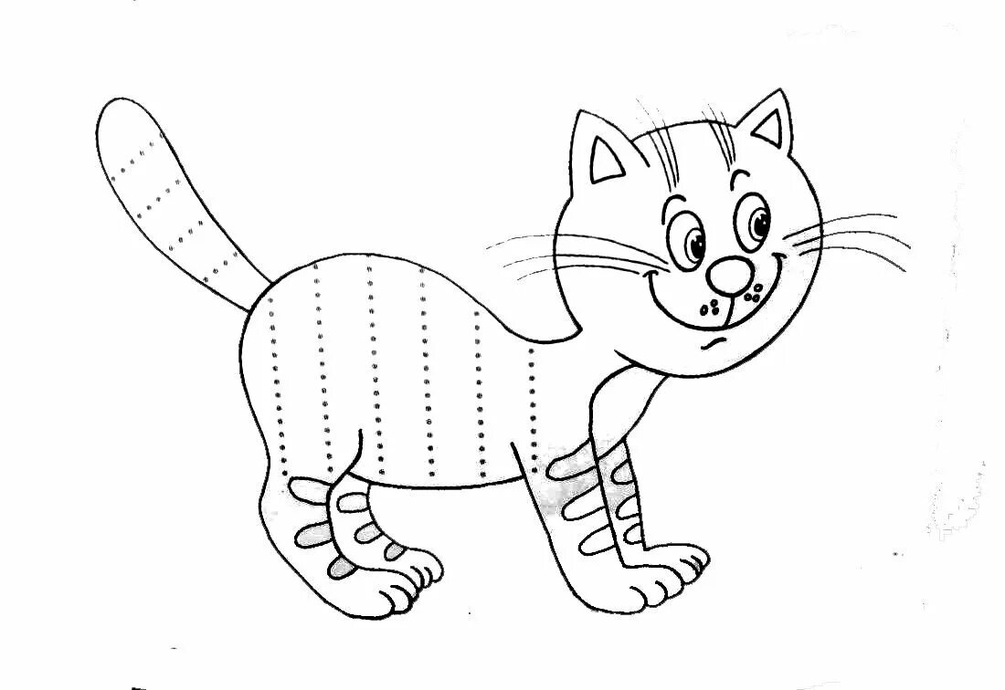 1 кот и точка. Кошка раскраска для детей. раскраски животные для детей. котик раскраска для детей. кошка для раскрашивания детям.