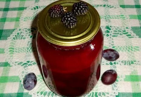 Компот из ежемалины на зиму