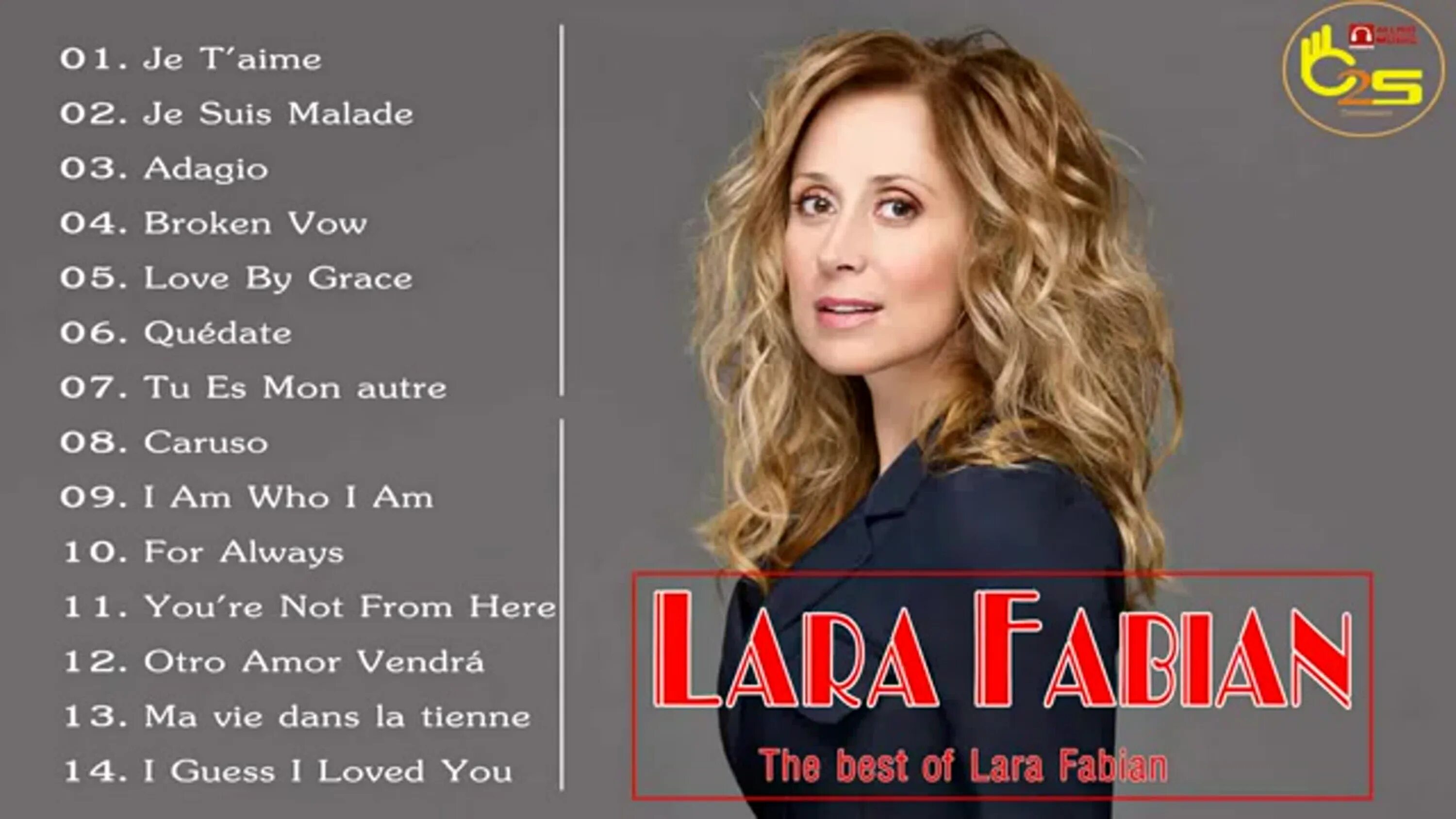Lara fabian caruso. Lara fabian 2025.