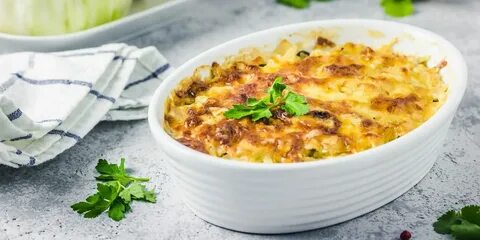 Запеканка с курицей и грибами