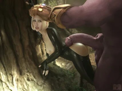 Slideshow black widow thanos sex.