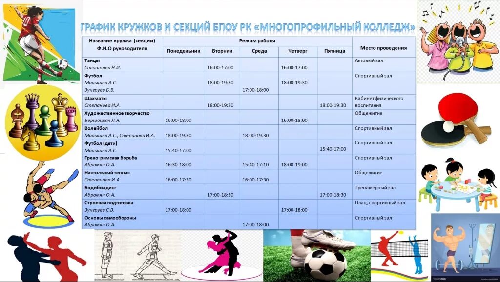 Программа детские кружки