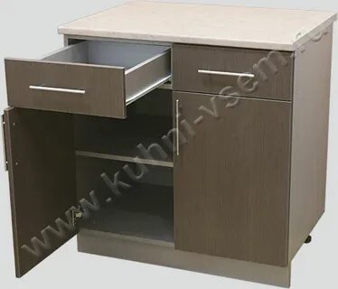 Кухня рабочий стол с ящиками