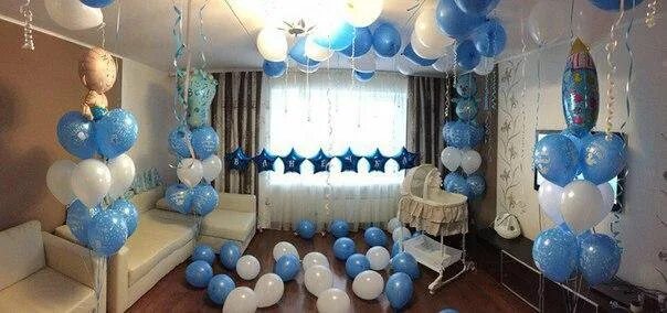 Как выглядит выписка у ребенка красиво украшена Pin en Balloons Bouquets