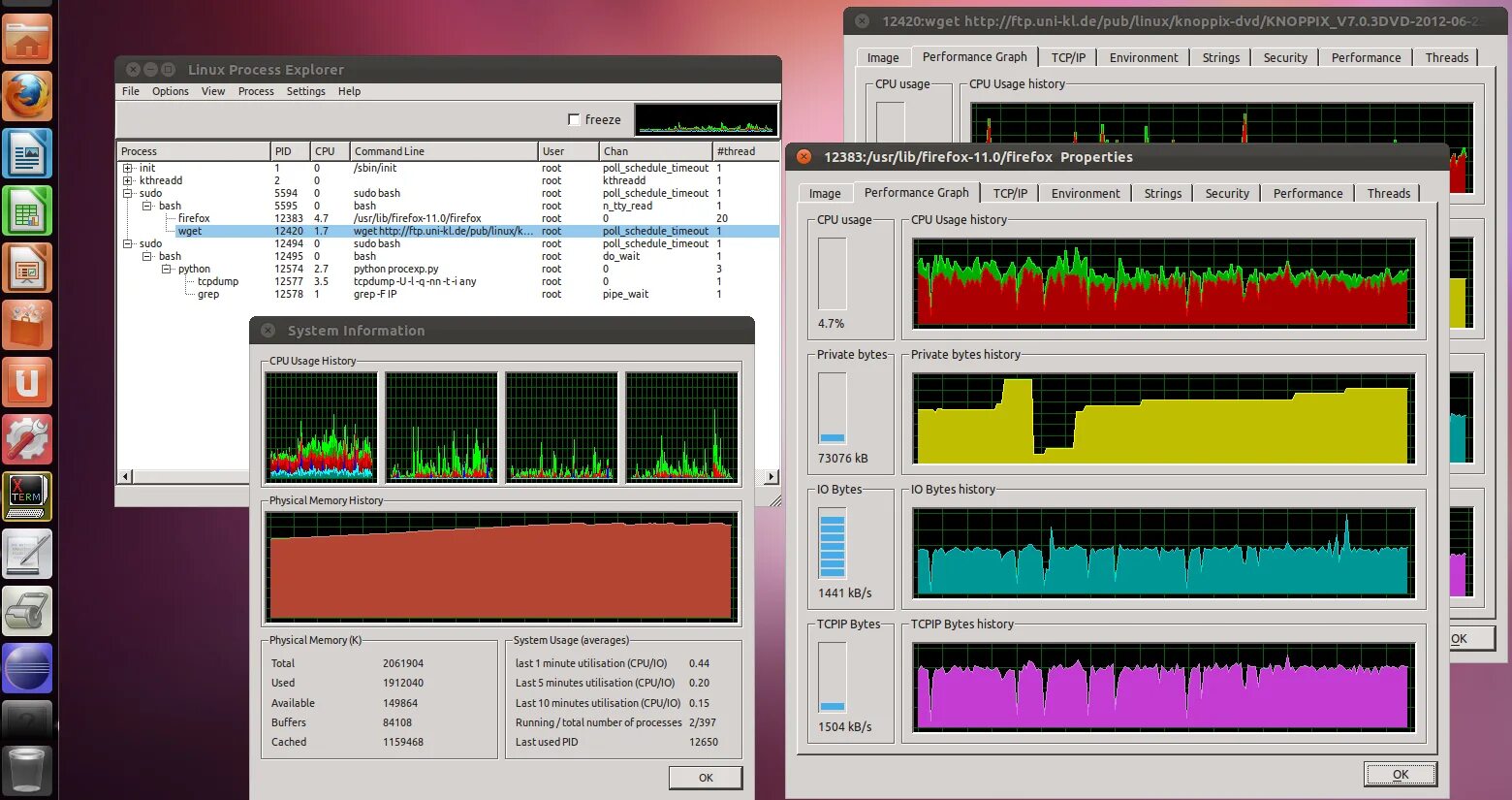 Linux запустить процесс. Проводник linux. системный монитор linux. process monitor linux. etherape.