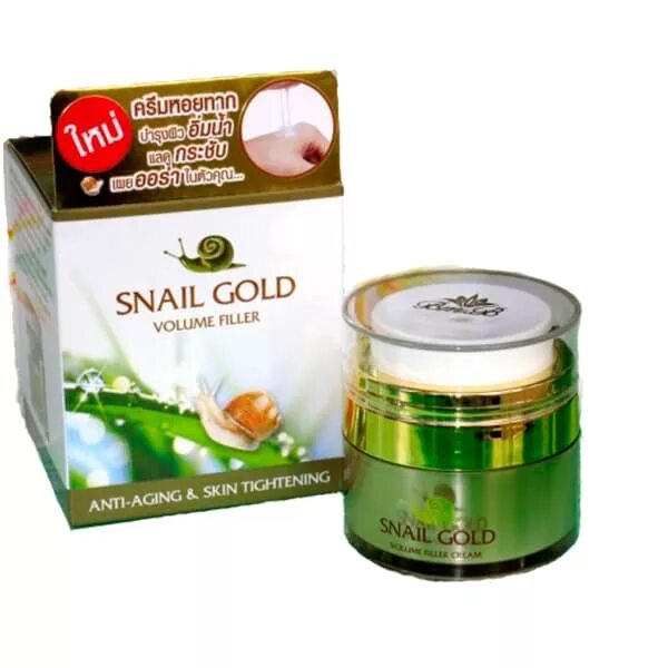 Тайский крем Снейл Голд. Snail Gold Anti-Aging тайский крем. Тайский крем Снайл Голд 50 гр. Улиточнвйу крем из Тайланда. Золото улитка крем