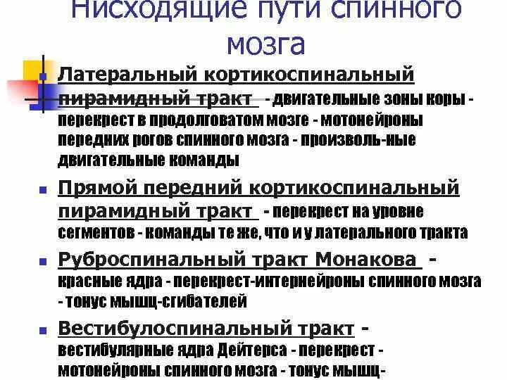 Проводящие пути спинного мозга анатомия таблица. Нисходящий пути спинного мозга. Основные нисходящие пути спинного мозга. Проводящие пути спинного мозга и головного мозга таблица. Основные проводящие восходящие и нисходящие пути спинного мозга.