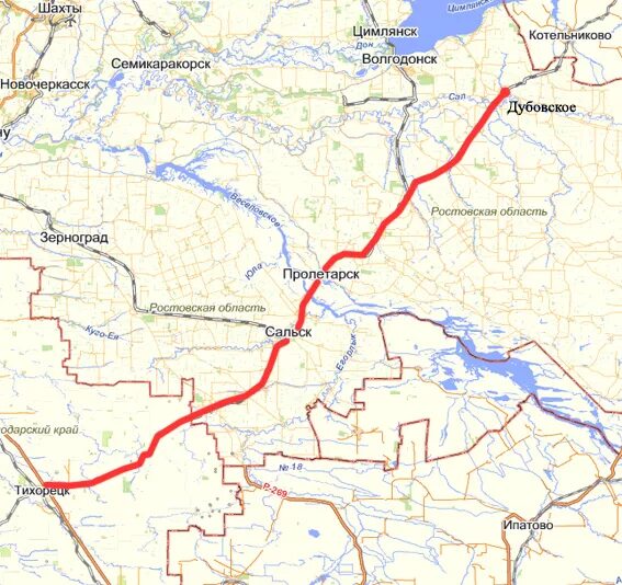 сколько ехать до цимлянска