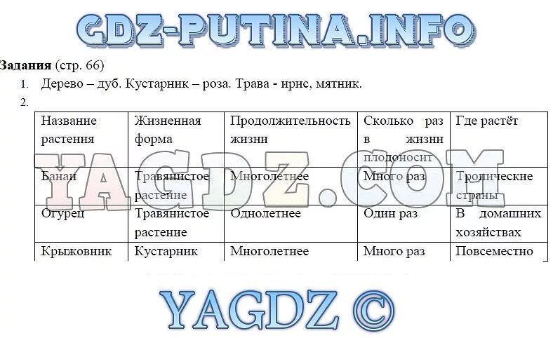 Моя лаборатория биология 5 класс параграф 18. Биология 5 класс Пасечник таблицы. Биология 66 таблица класс Пасечник. Биология 6 класс Пасечник таблица на странице 66 Пасечник.