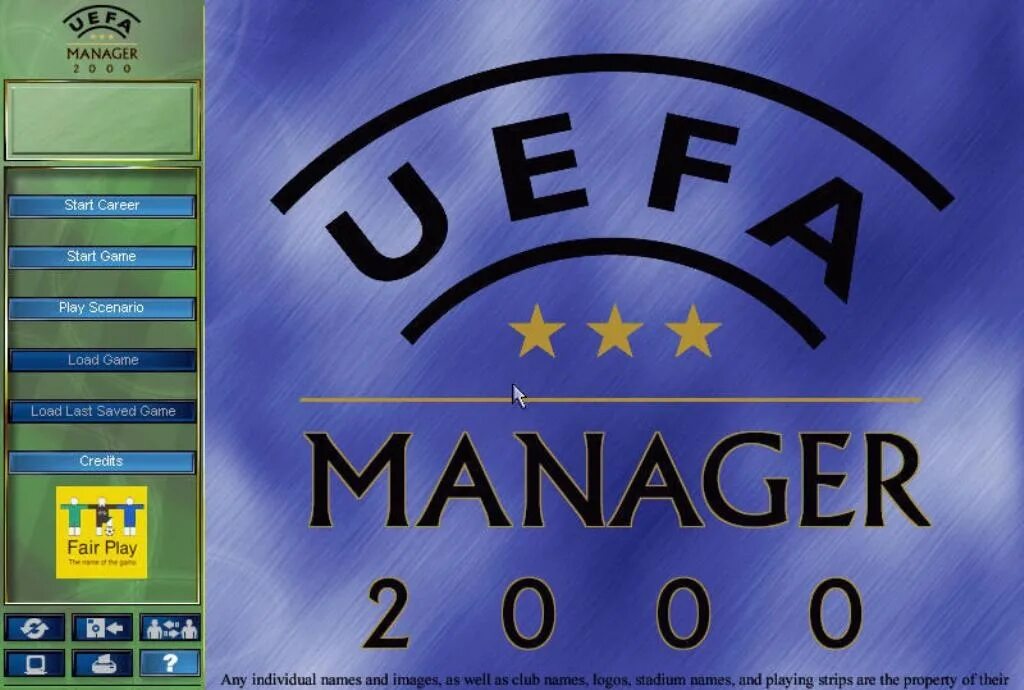 Уефа 2000. УЕФА менеджер 2000. UEFA игра. Российский футбольный менеджер 2000. Ultimate Soccer Manager 2.