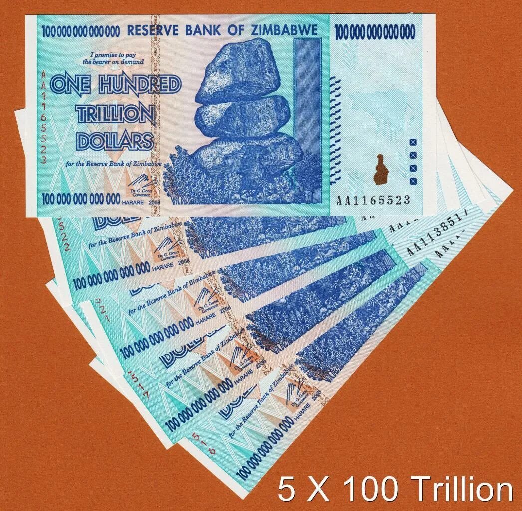 Сто триллионов рублей в долларах. 100 Trillion. 100 Зимбабве. Зимбабвийский доллар. Купюра СТО триллионов долларов Зимбабве купить.