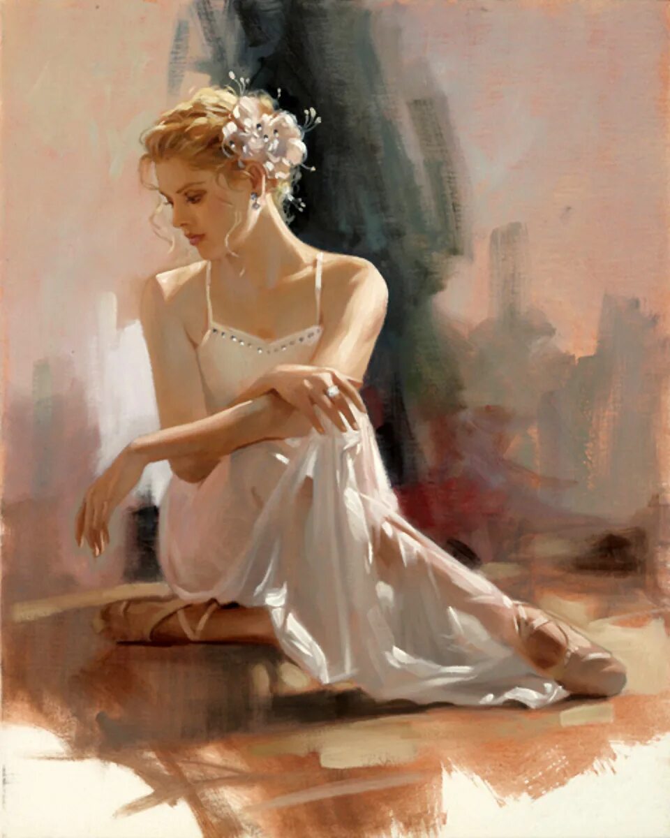 Художник Richard s Johnson. Richard Johnson картины. Нежность и обаяние