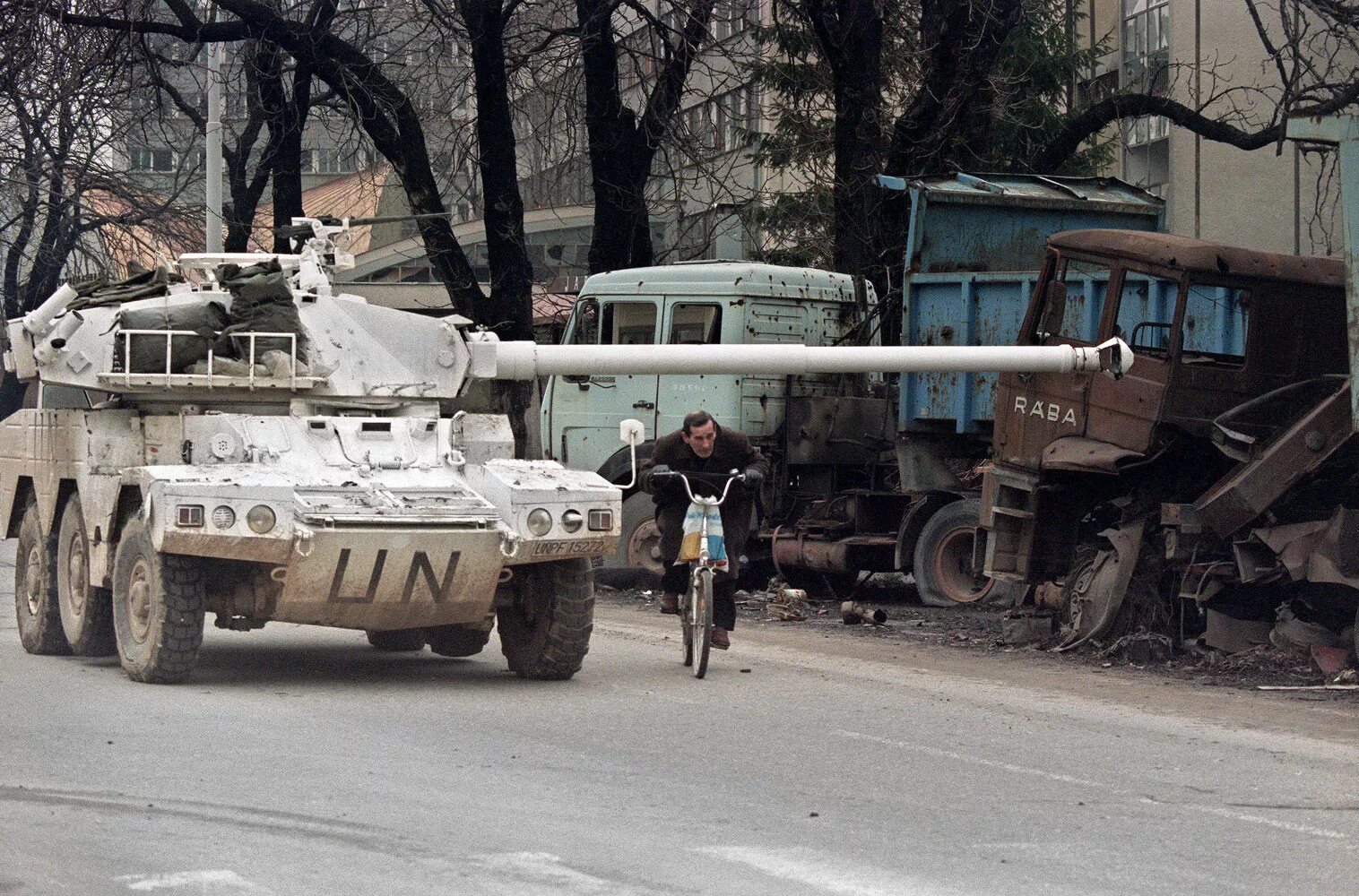 Нато в 99. Российские миротворцы в Боснии 1995.