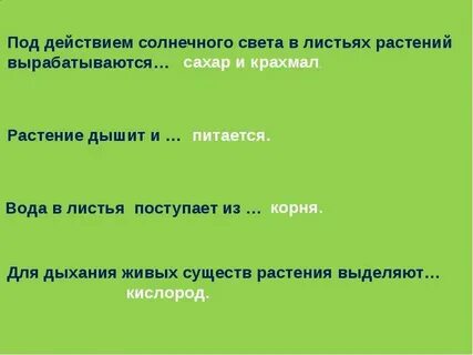 1 что выделяют растения