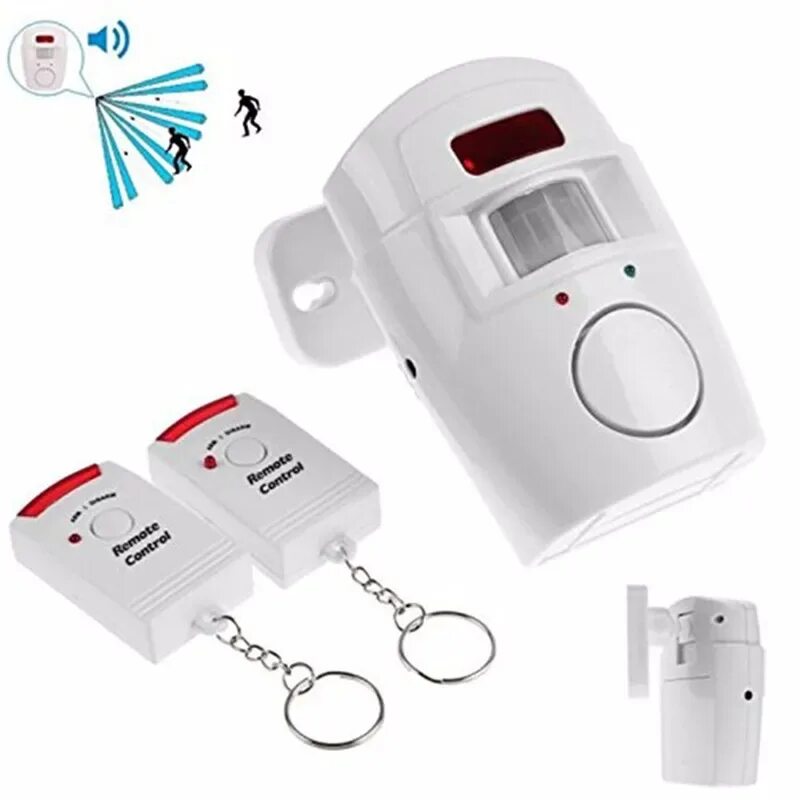 Gsm движение. Сигнализация беспроводная Bradex Intruder Alarm td 0215 / yl-105 White. Охранная сигнализация для дачи с сиреной с датчиком движения GSM. Инфракрасный датчик движения сигнализация. Датчики для сигнализации Аларм.