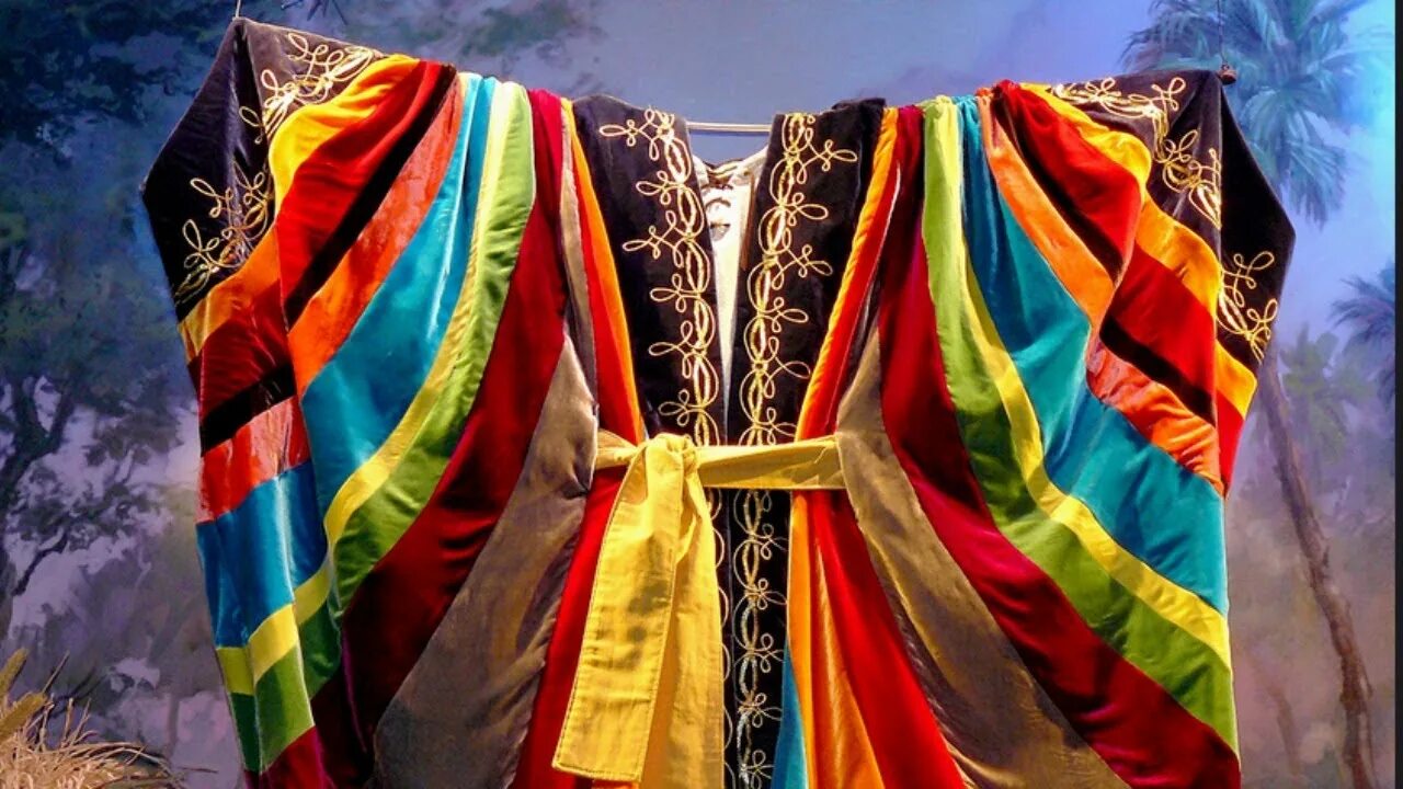 Плащ иосифа. Разноцветная одежда иосифа. иосиф в цветной одежде. a coat of many colours.