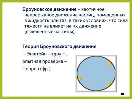 Броуновское движение в воде объясняется тем что