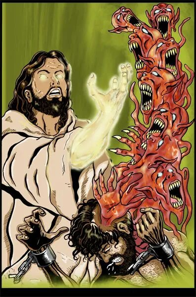 Против христа. Иисус против дьявола. Иисус против сатаны. Иисус и дьявол. Иисус победил дьявола.