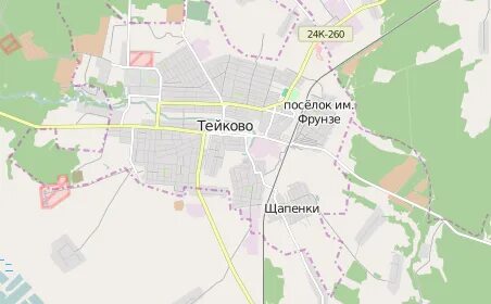Карта тейково