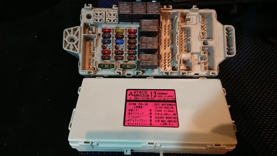 Блок etacs outlander 3 где находится Активация функций ELM327v1.5 + etacs decoder Mitsubishi Outlander (3G), 2 л,