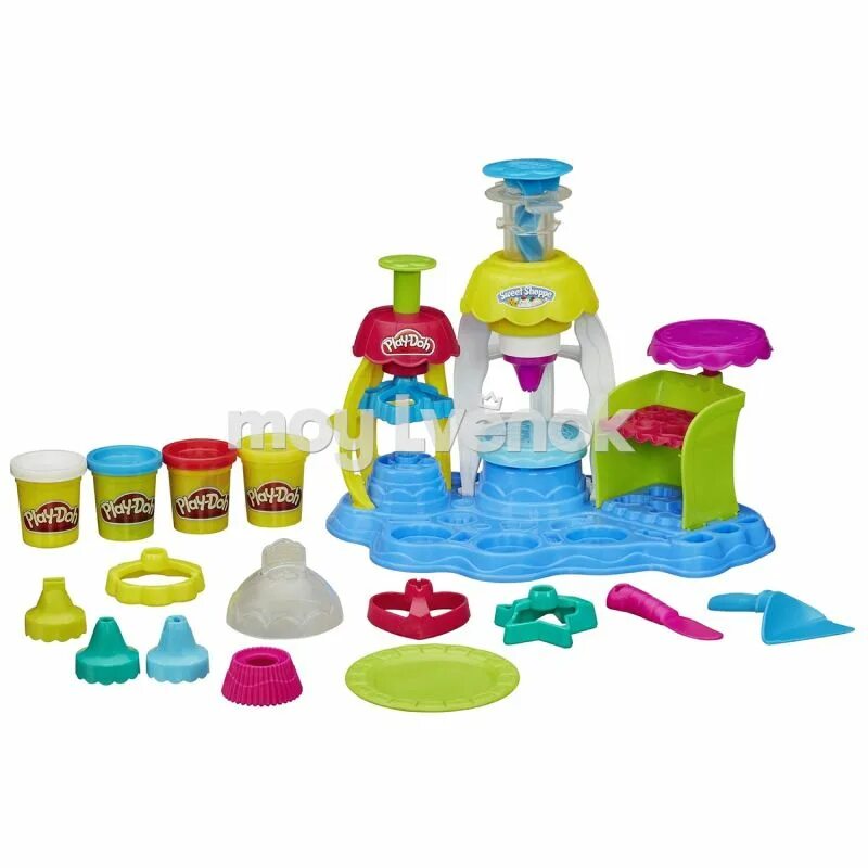 Набор Play Doh Sweet Shoppe. Play Doh фабрика пирожных. Play Doh игровой набор фабрика пирожных. Игрушка Play-Doh Sweet Shoppe набор пластилина. Купить наборы пластилина