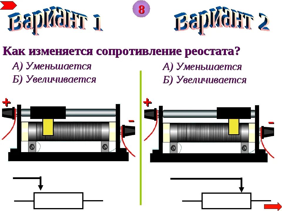 Реостат изменение сопротивление. Устройство реостата схема. Устройство и принцип работы реостата. Принцип работы ползункового реостата.