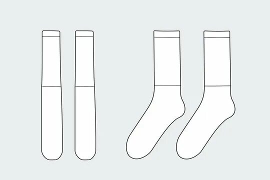 170 106. Технический чертеж носков вектор. Socks Sketch. Как нарисовать Lost Socks.