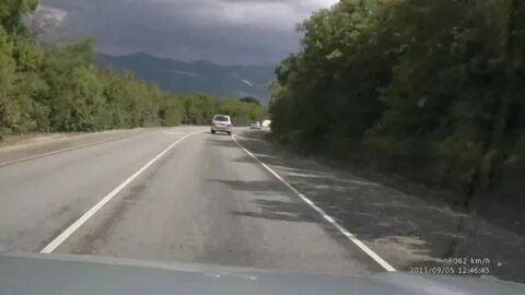 Едем на машине в новороссийск