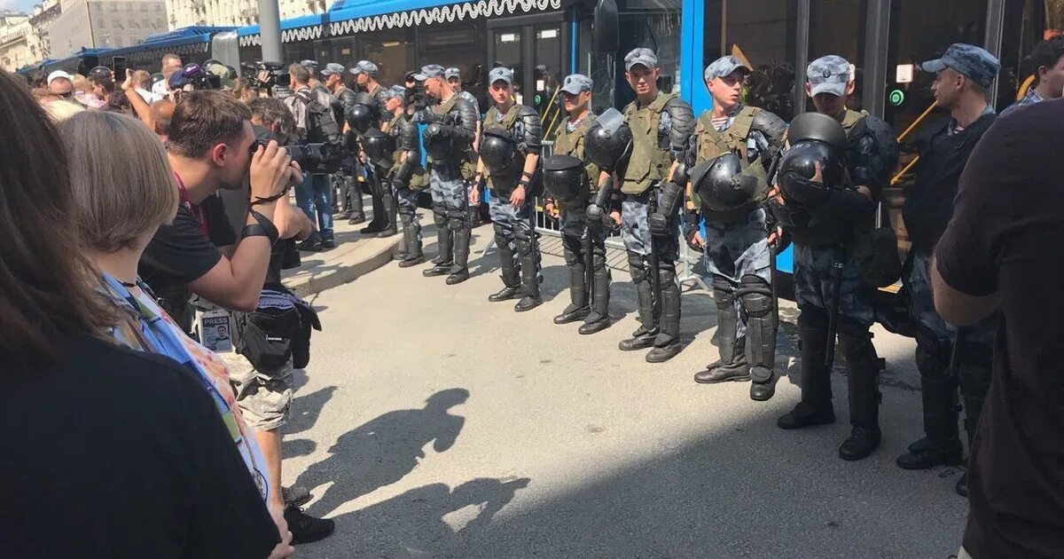 Митинг 27 июля 2019 в Москве. Несанкционированный митинг в москве