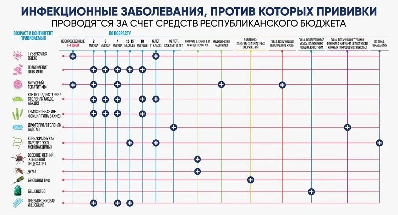 Какие прививки в лагерь